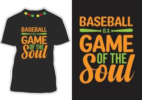 Baseball-T-Shirt-Design-Vektor vektor