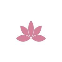 Lotus-Blume-Symbol-Vektor-Illustration vektor