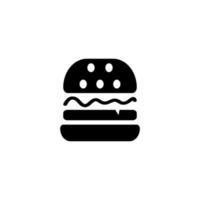 hamburgare ikon illustration design vektor