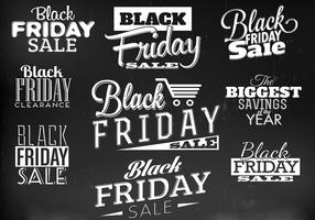 Black Friday Label Vektoren