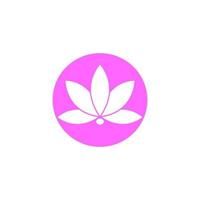 Lotus-Blume-Symbol-Vektor-Illustration vektor