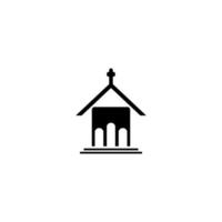 Kirchensymbol-Logo vektor