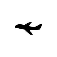 Flugzeug-Symbol-Vektor-Logo-Illustration vektor