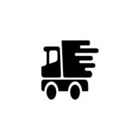 LKW-Symbol, Vektorgrafik-Design vektor