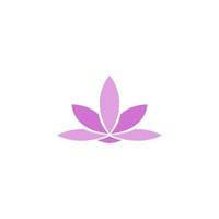 Lotus-Blume-Symbol-Vektor-Illustration vektor