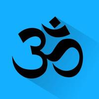 Om Zeichen. Induismus-Symbol vektor