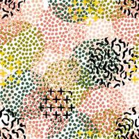 Polka Dots Spots abstrakter geometrischer Vektor nahtloses Muster