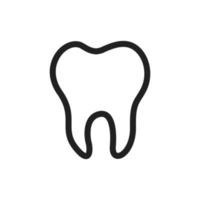 Zahn Symbol Vektor