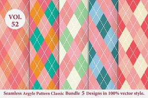 Argyle-Muster-Vektor-Designs traditionell, Stoff-Textur-Hintergrund vektor