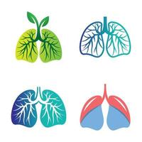 lung logotyp bilder design vektor