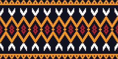 nahtloser ethnischer hintergrund. mexikanisches, afrikanisches endloses Muster. traditionelle Stickerei. Design für Drucktextur. Grenzhintergrund für Tapeten, Geschenkpapier vektor