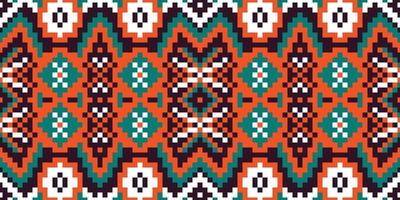 Illustration des Stammes-Muster-Vektors nahtlos. Afrikanischer oder indianischer Druck. Aztekischer Stoff Teppich Mandala Ornament Chevron Textildekoration Tapete. Stammes-Boho vektor