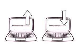 handritad ladda ner och ladda upp illustration vektor