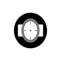 Uhr-Vektor-Illustration-Logo-Design-Element-Vorlage vektor
