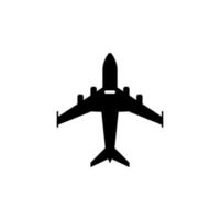 Flugzeug-Symbol-Vektor-Logo-Illustration vektor