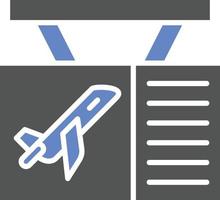 Boarding-Gate-Icon-Stil vektor