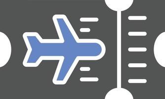 flygbiljett ikon stil vektor