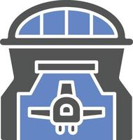 Hangar-Icon-Stil vektor