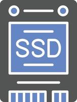 SSD-Symbolstil vektor