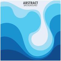 abstraktes Wellenhintergrunddesign mit blauem Kombinationsvektor vektor