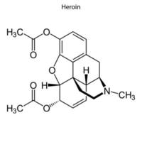 Skelettformel des chemischen Elements vektor