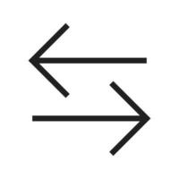 Symbol für die Datenverbindungslinie vektor