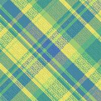 Tartan-Plaidmuster mit Textur und Sommerfarbe. Vektor-Illustration. vektor