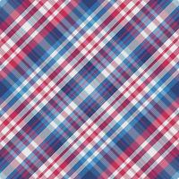 nahtloser Tartan-Plaid-Musterhintergrund mit Valentinsfarbe. vektor