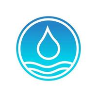 Wasser-Symbol-Logo vektor