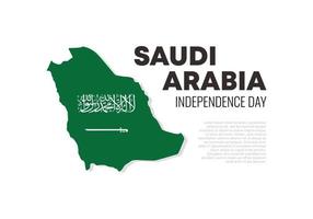 saudi-arabien unabhängigkeitstag hintergrund mit arabischer flagge. vektor