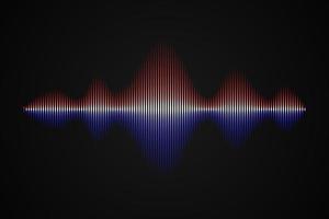 abstrakt musik ljudvåg, vektor