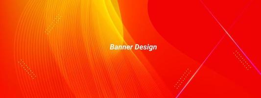 modern elegant röd abstrakt geometrisk elegant banner mönster bakgrund vektor