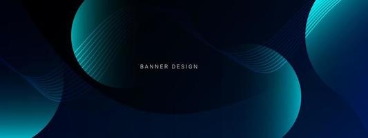 abstrakter geometrischer eleganter blauer bunter Hintergrund des modernen Designs vektor