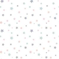 Boho-Pastellmuster mit Sternen. Baby-Boho-Hintergrundvorlage. Kinderzimmer Wandkunst, Babytextilien, bedruckbares Papier, Schlafzimmer. isoliert auf weißem Hintergrund. vektor