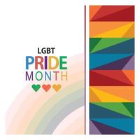 Gradient Pride Month lgbt Hintergrund kostenloser Vektor