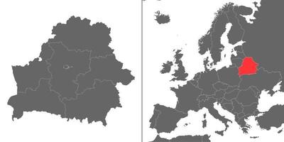 Karte mit Standort vektor