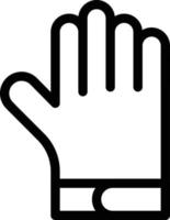 handhandschuhe vektorillustration auf einem hintergrund. hochwertige symbole. vektorikonen für konzept und grafikdesign. vektor