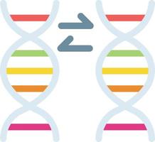 dna-übertragungsvektorillustration auf einem hintergrund. hochwertige symbole. vektorsymbole für konzept und grafikdesign. vektor