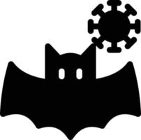 bat corona vektor illustration på en bakgrund. premium kvalitet symbols.vector ikoner för koncept och grafisk design.