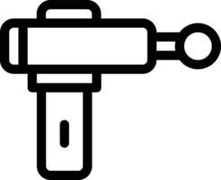 massagepistol vektor illustration på en bakgrund. premium kvalitet symbols.vector ikoner för koncept och grafisk design.