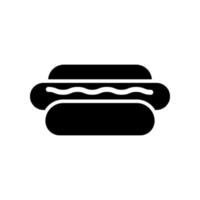 Abbildung Vektorgrafik Hotdog-Symbol vektor