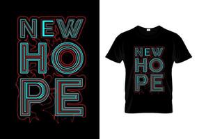 nytt hopp typografi t-shirt design vektor