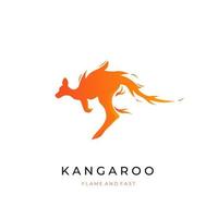 brand känguru vektor illustration logotyp