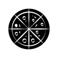 Abbildung Vektorgrafik Pizza-Symbol vektor