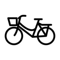 Abbildung Vektorgrafik Fahrrad-Symbol vektor