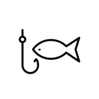 Abbildung Vektorgrafik Fisch-Symbol vektor