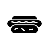 Abbildung Vektorgrafik Hotdog-Symbol vektor