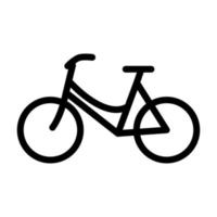 Abbildung Vektorgrafik Fahrrad-Symbol vektor