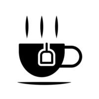 Abbildung Vektorgrafik der Tasse Tee-Symbol vektor