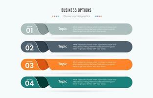 infographic fem layout vektorillustration vektor